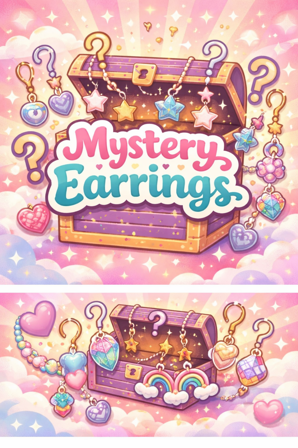 4 mystery earrings